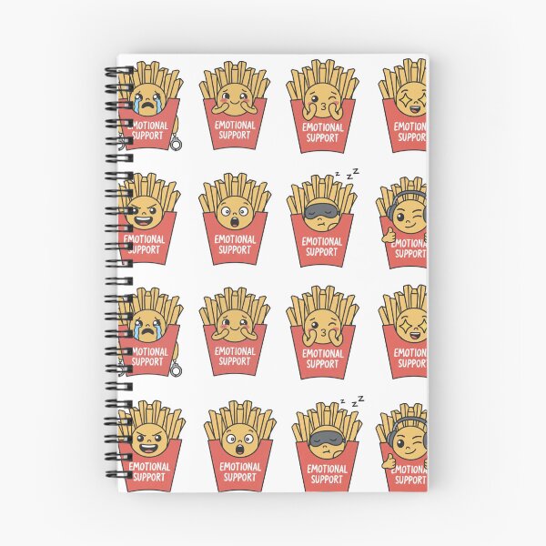 Item preview, Emotional Support Fries - Cute Mental Health Pattern Socks designed and sold by RegulateFirst.