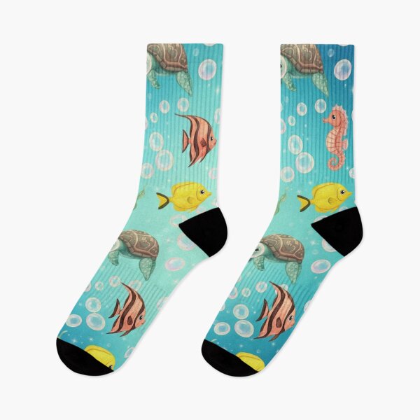 Item preview, Fishes design pattern  designed and sold by DoneAndDusted.