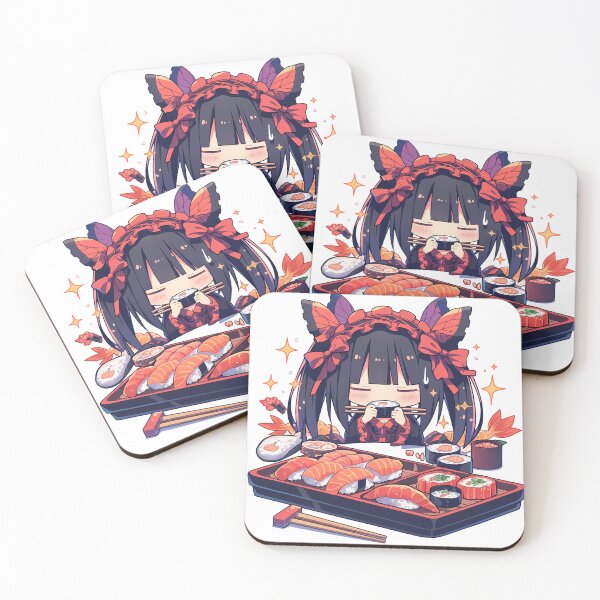 Item preview, Kurumi Tokisaki Date A Live Chibi Sushi Night designed and sold by Spraykart.