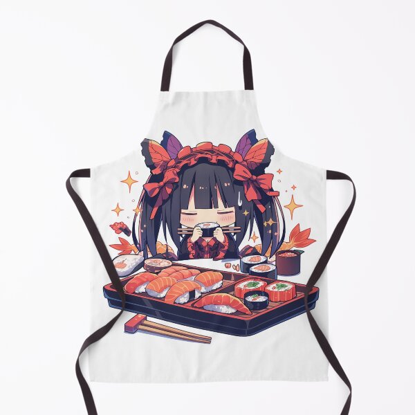 Item preview, Kurumi Tokisaki Date A Live Chibi Sushi Night designed and sold by Spraykart.