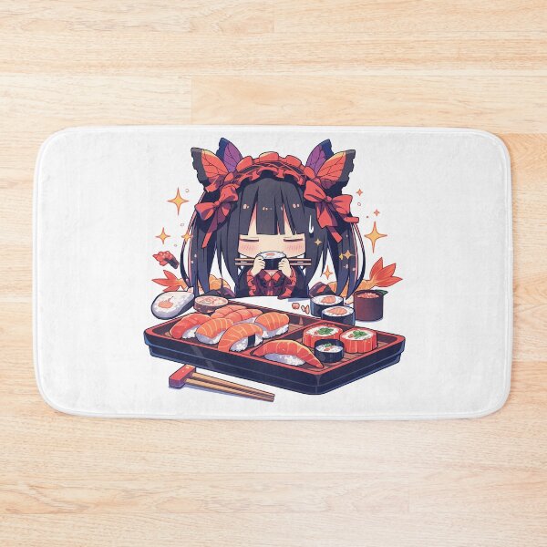 Item preview, Kurumi Tokisaki Date A Live Chibi Sushi Night designed and sold by Spraykart.
