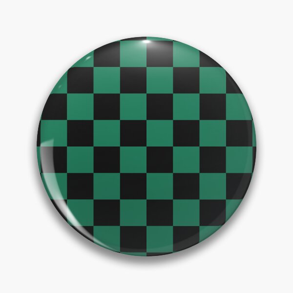 Item preview, Black And Emerald Checkered Pattern designed and sold by pattern-archive.