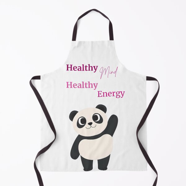Item preview, CUTE PANDA WITH HEALTHY MIND HEALTHY ENERGY TO ATTRACT HEALTHY VIBES designed and sold by Brewgoodness.
