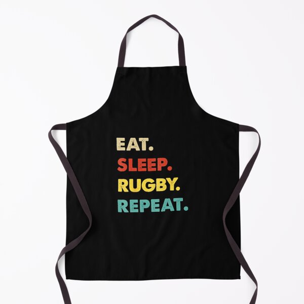 Item preview, Eat Sleep Rugby Repeat Colorful Sports Lifestyle Quote Design designed and sold by GabrieSketcham.