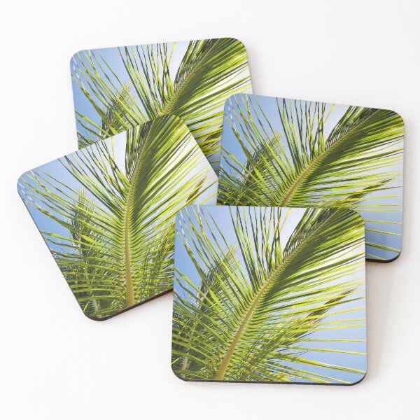 Item preview, Palm leaf on sunny day designed and sold by katifinell.