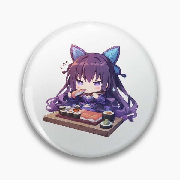 Item preview, Tohka Yatogami Date A Live Chibi Sushi Mood designed and sold by Spraykart.