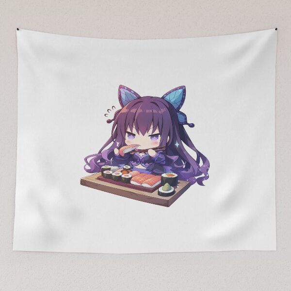 Item preview, Tohka Yatogami Date A Live Chibi Sushi Mood designed and sold by Spraykart.