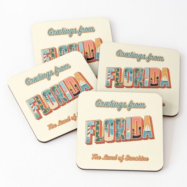 Item preview, Greetings from FLORIDA The Land of Sunshine designed and sold by turkey1200.