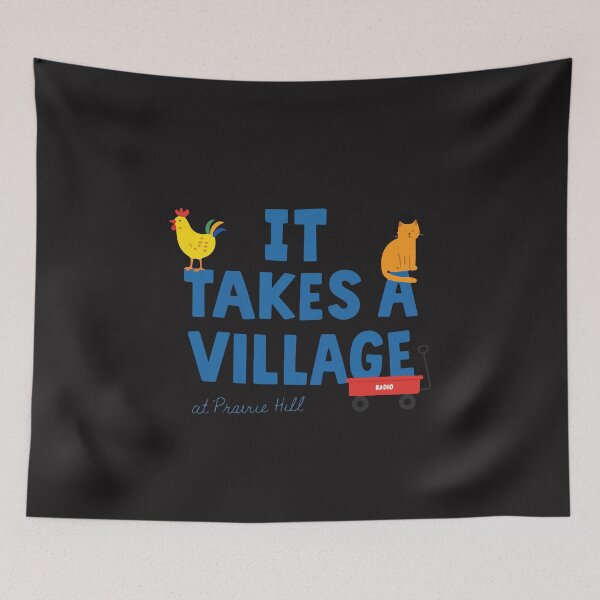 Item preview, It Takes A Village Kids School Community Cute Design designed and sold by kiralynstration.