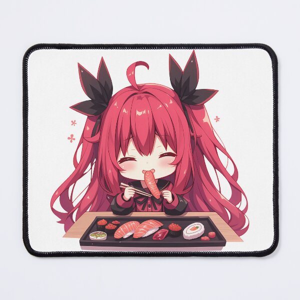 Item preview, Kotori Itsuka Date A Live Chibi Sushi Smile designed and sold by Spraykart.