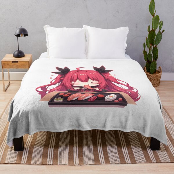Item preview, Kotori Itsuka Date A Live Chibi Sushi Smile designed and sold by Spraykart.