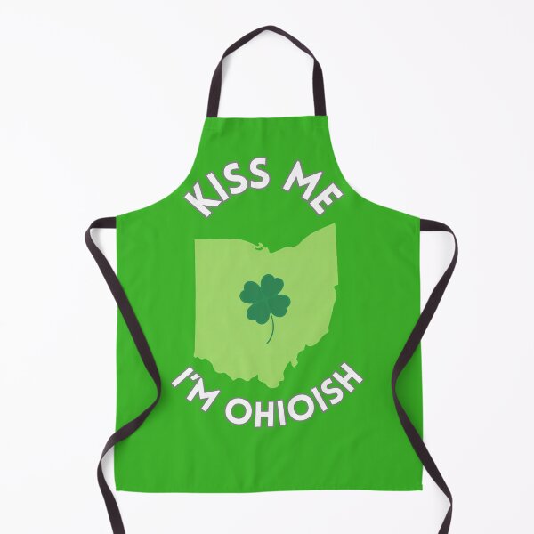 Item preview, Kiss Me I'm Ohioish Shamrock Ohio St. Patrick's Day Design designed and sold by TLVTees.