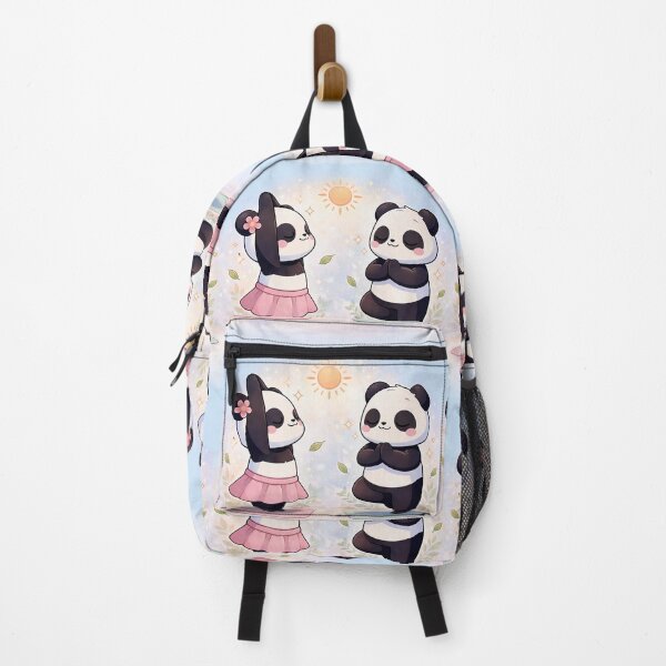 Item preview, Balanced Love - Kawaii Panda Yoga Couple. designed and sold by Lylysun.