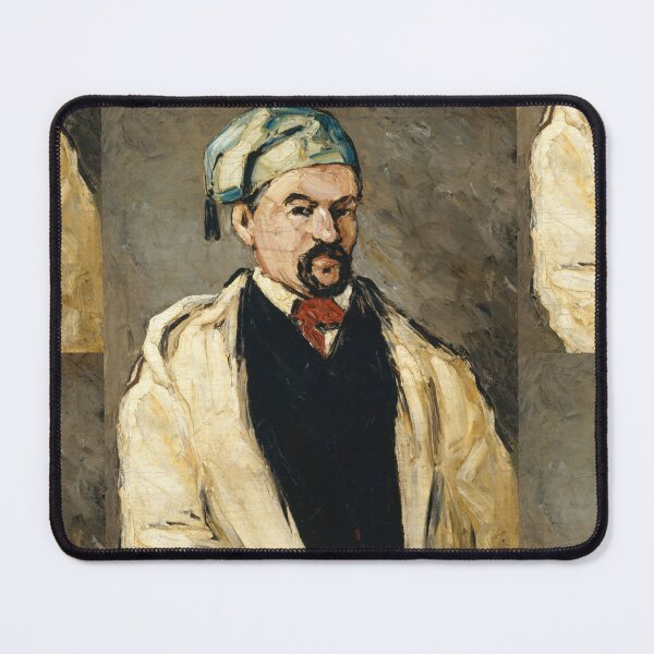 Item preview, Antoine Dominique Sauveur Aubert by Paul Cézanne: Post Impressionist Portrait Poster designed and sold by artofuniverse.