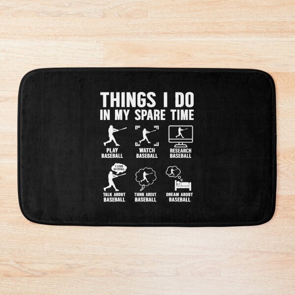 Item preview, Things I Do In My Spare Time Funny Baseball designed and sold by miaa-artistshop.