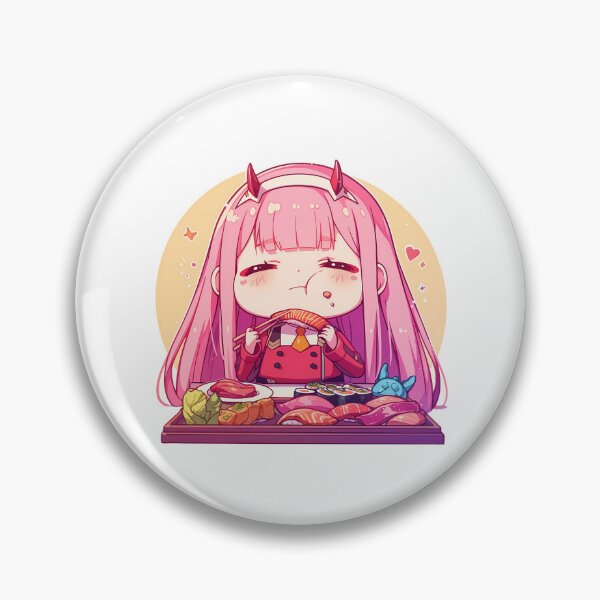 Item preview, Zero Two Darling In The Franxx Chibi Sushi Cutie designed and sold by Spraykart.