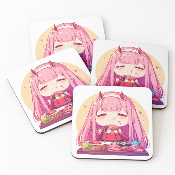 Item preview, Zero Two Darling In The Franxx Chibi Sushi Cutie designed and sold by Spraykart.