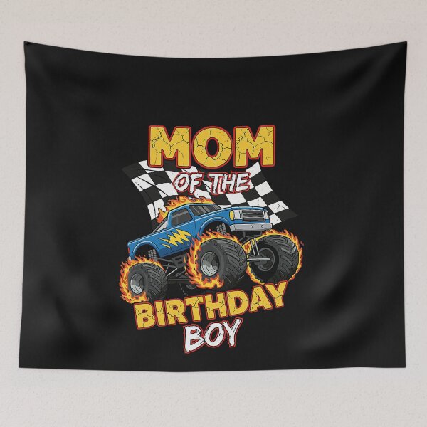Item preview, Mom of The Birthday Boy Monster Truck Birthday Family  designed and sold by ArleneRowe.
