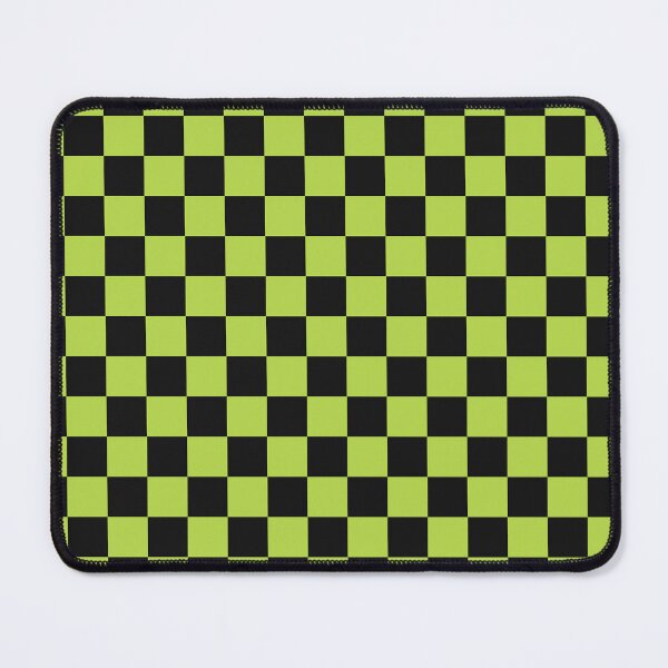 Item preview, Black And Lime Checkered Pattern designed and sold by pattern-archive.