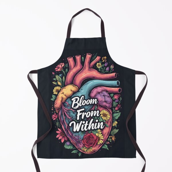 Item preview, Bloom from Within – Floral Human Heart Anatomy designed and sold by owi-art.