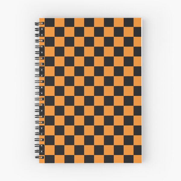 Item preview, Black And Orange Checkered Pattern designed and sold by pattern-archive.