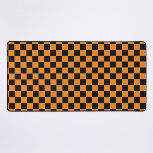 Item preview, Black And Orange Checkered Pattern designed and sold by pattern-archive.