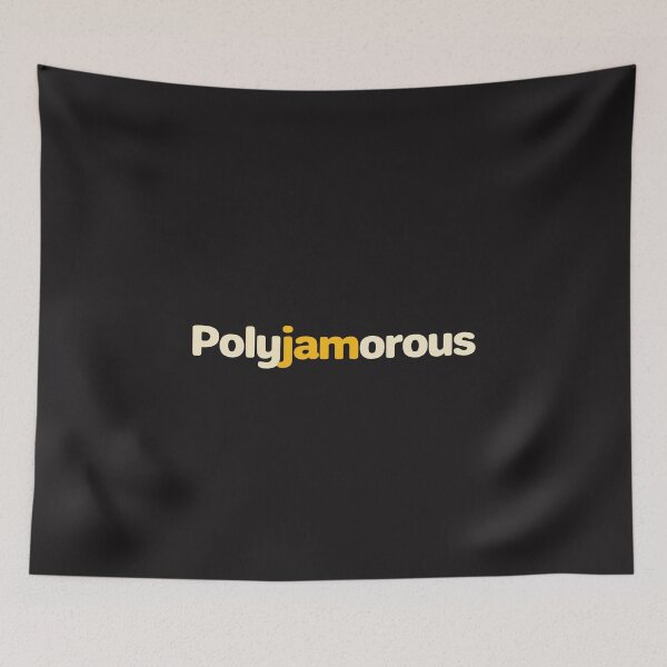 Item preview, Polyjamorous Funny Music Lover Pun Design designed and sold by kiralynstration.