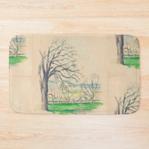 Item preview, Arbre Depouille Au Jas De Bouffan by Paul Cézanne: Serene Landscape Poster designed and sold by artofuniverse.