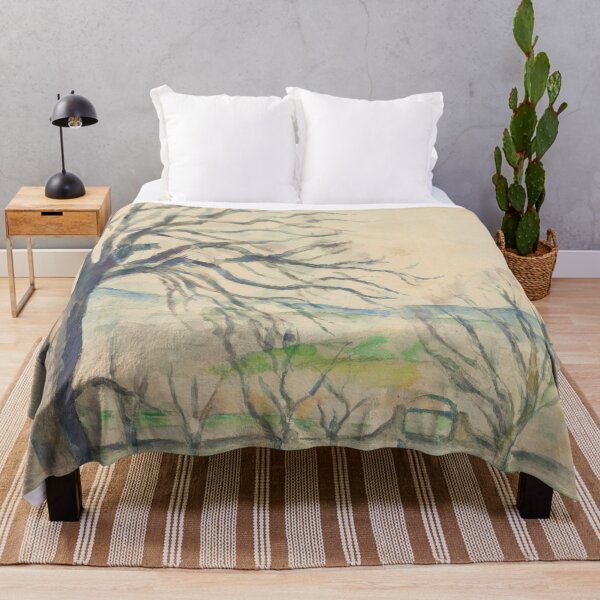 Item preview, Arbre Depouille Au Jas De Bouffan by Paul Cézanne: Serene Landscape Poster designed and sold by artofuniverse.