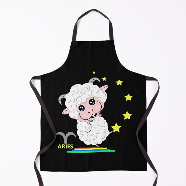 Item preview, Zodiac Wheel Astrological Sign - Cute Aries designed and sold by Shirley cute art .