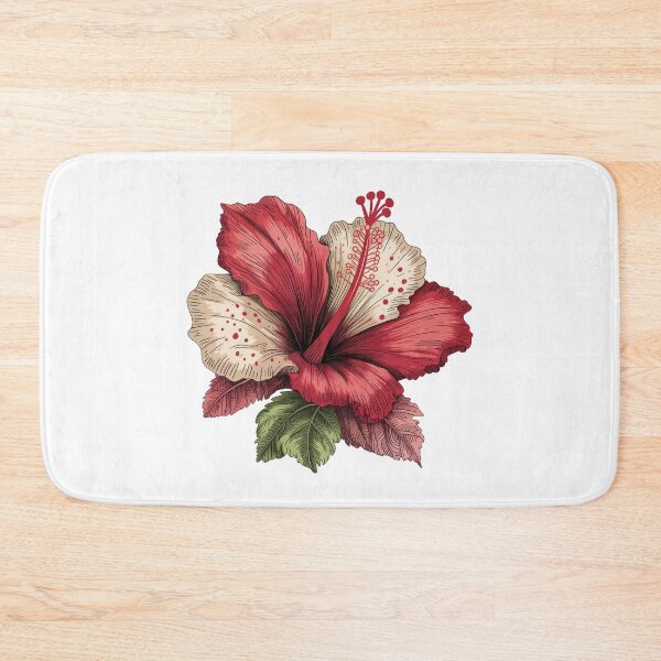 Item preview, Hibiscus Bloom with Leaves designed and sold by jkrphoto.