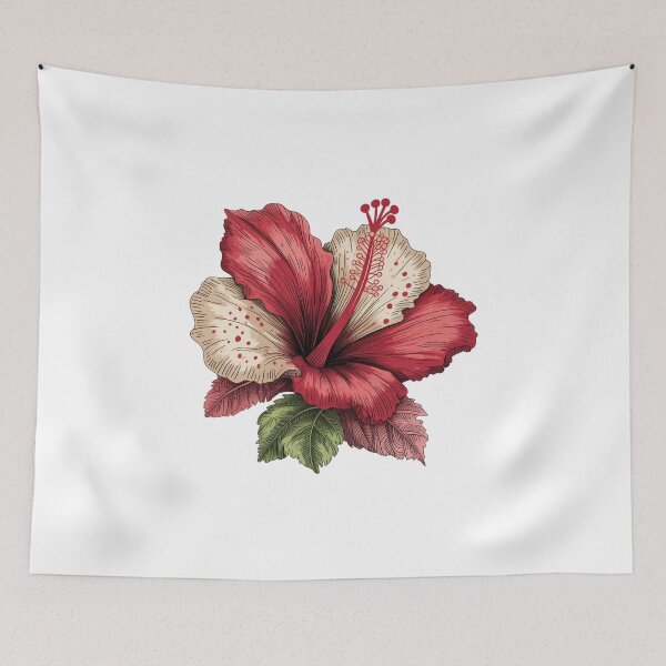 Item preview, Hibiscus Bloom with Leaves designed and sold by jkrphoto.