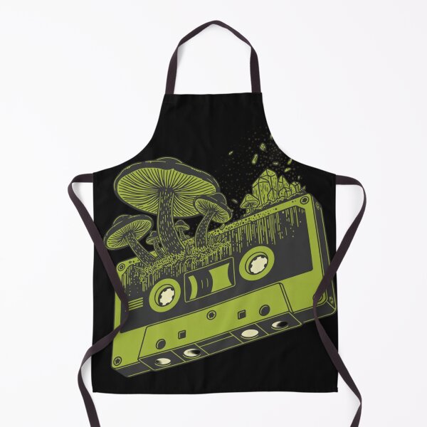 Item preview, a giant mechanical cassette tape sprouting luminescent mushrooms and crystalline formations designed and sold by 123ks.