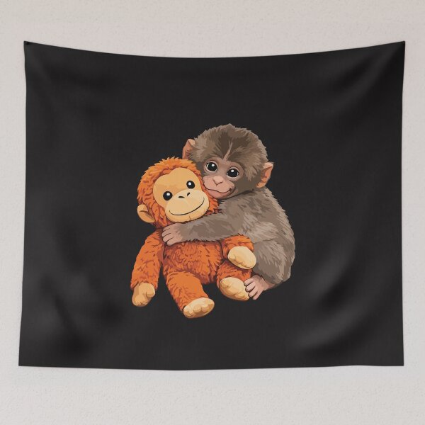 Item preview, Punch Baby Monkey Cute Adorable Animal Lover Design designed and sold by kiralynstration.