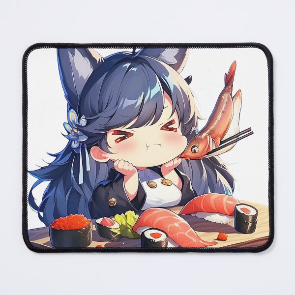 Item preview, Atago Azur Lane Chibi Sushi Shrimp Sneak Bite designed and sold by Spraykart.