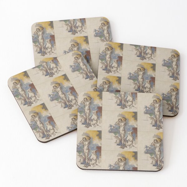 Item preview, Baigneurs by Paul Cézanne: Post Impressionist Figure Study Fine Art Print designed and sold by artofuniverse.