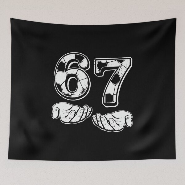 Item preview, 67 Funny Hand Gesture Meme Youth Sports Style Illustration designed and sold by miaa-artistshop.