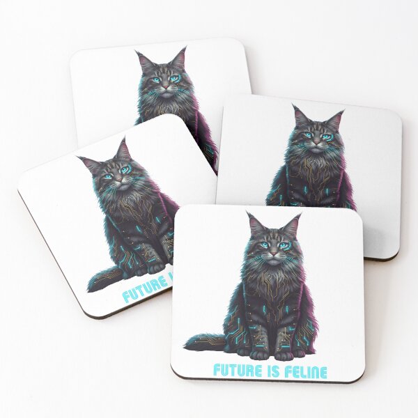 Item preview, Cyber Maine Coon Future Feline designed and sold by Animalpetslover.