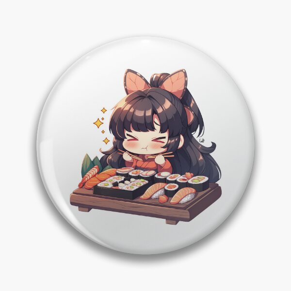 Item preview, Takao Azur Lane Sparkly Chibi Sushi Joy designed and sold by Spraykart.