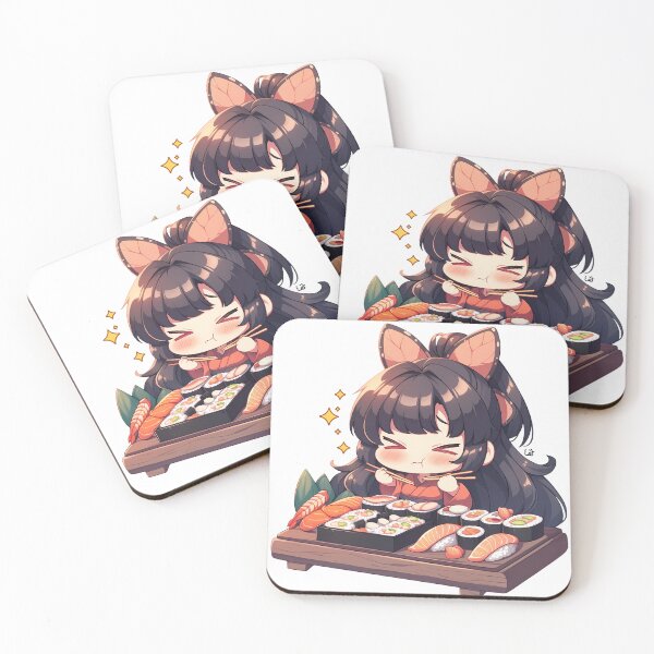 Item preview, Takao Azur Lane Sparkly Chibi Sushi Joy designed and sold by Spraykart.