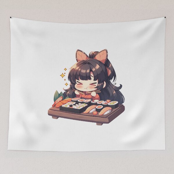 Item preview, Takao Azur Lane Sparkly Chibi Sushi Joy designed and sold by Spraykart.