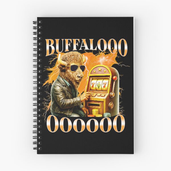 Item preview, BUFFALOOO Funny Bison Casino Slot Machine Meme  designed and sold by tadmercado.