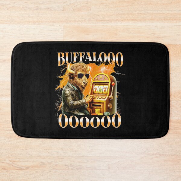 Item preview, BUFFALOOO Funny Bison Casino Slot Machine Meme  designed and sold by tadmercado.
