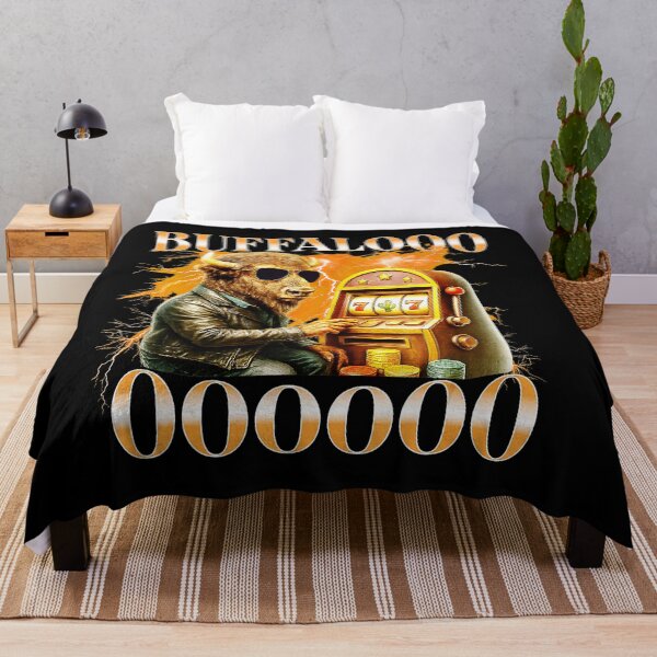 Item preview, BUFFALOOO Funny Bison Casino Slot Machine Meme  designed and sold by tadmercado.