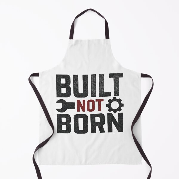 Item preview, Built Not Born Mechanic Typography Design designed and sold by OwnYourMood.