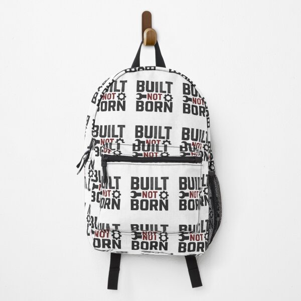 Item preview, Built Not Born Mechanic Typography Design designed and sold by OwnYourMood.