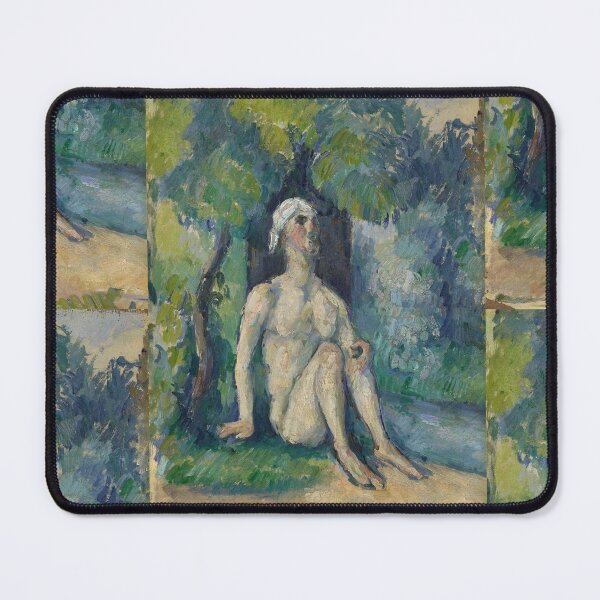 Item preview, Bathers Sitting on the Water by Paul Cézanne: Post Impressionist Figure Study designed and sold by artofuniverse.