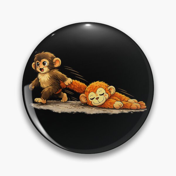 Item preview, Monkey Punch Baby Graphic Little Punch Big Love with Plush Toy designed and sold by susannenovak.