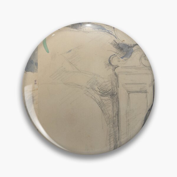 Item preview, Bedpost Verso by Paul Cézanne: Architectural Sketch Fine Art Poster designed and sold by artofuniverse.