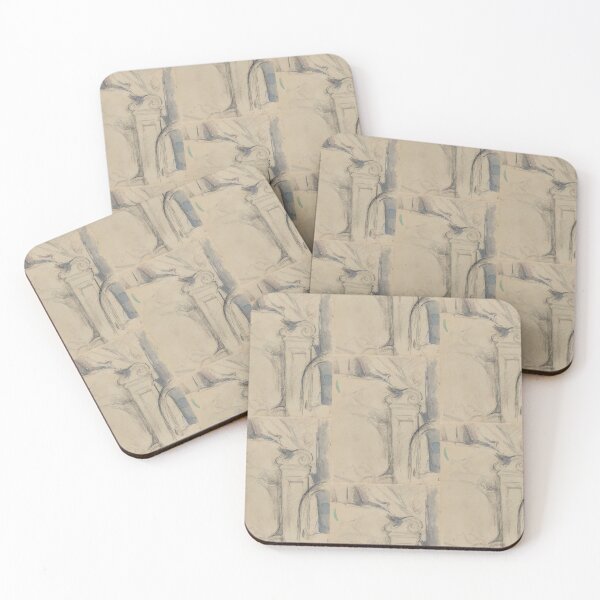 Item preview, Bedpost Verso by Paul Cézanne: Architectural Sketch Fine Art Poster designed and sold by artofuniverse.